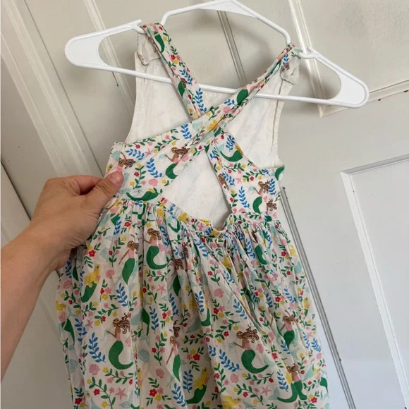 Mini Boden mermaid floral print dress size 6-7Y - Picture 8 of 9